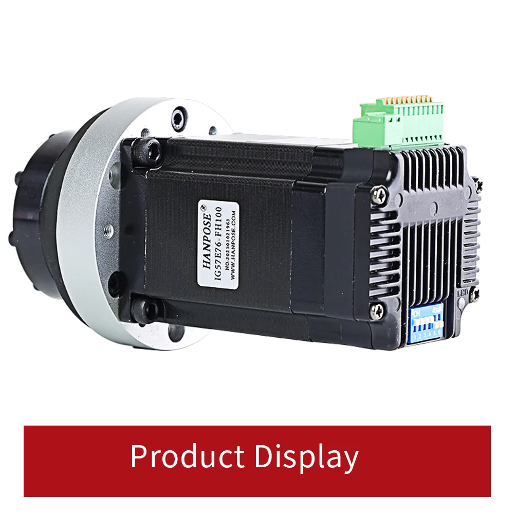 NWMA23 IG57 Harmonic Drive Integrated High-Precision Geared Motor for Robot Joints, Closed-Loop Drive Integration.