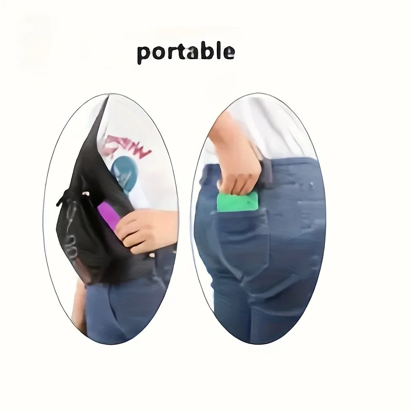 6pcs Folding Fans - No Charging Needed, Portable Mini Fans with Storage Bag, Foldable Desk/Party/Birthday Gifts Cooling Fans