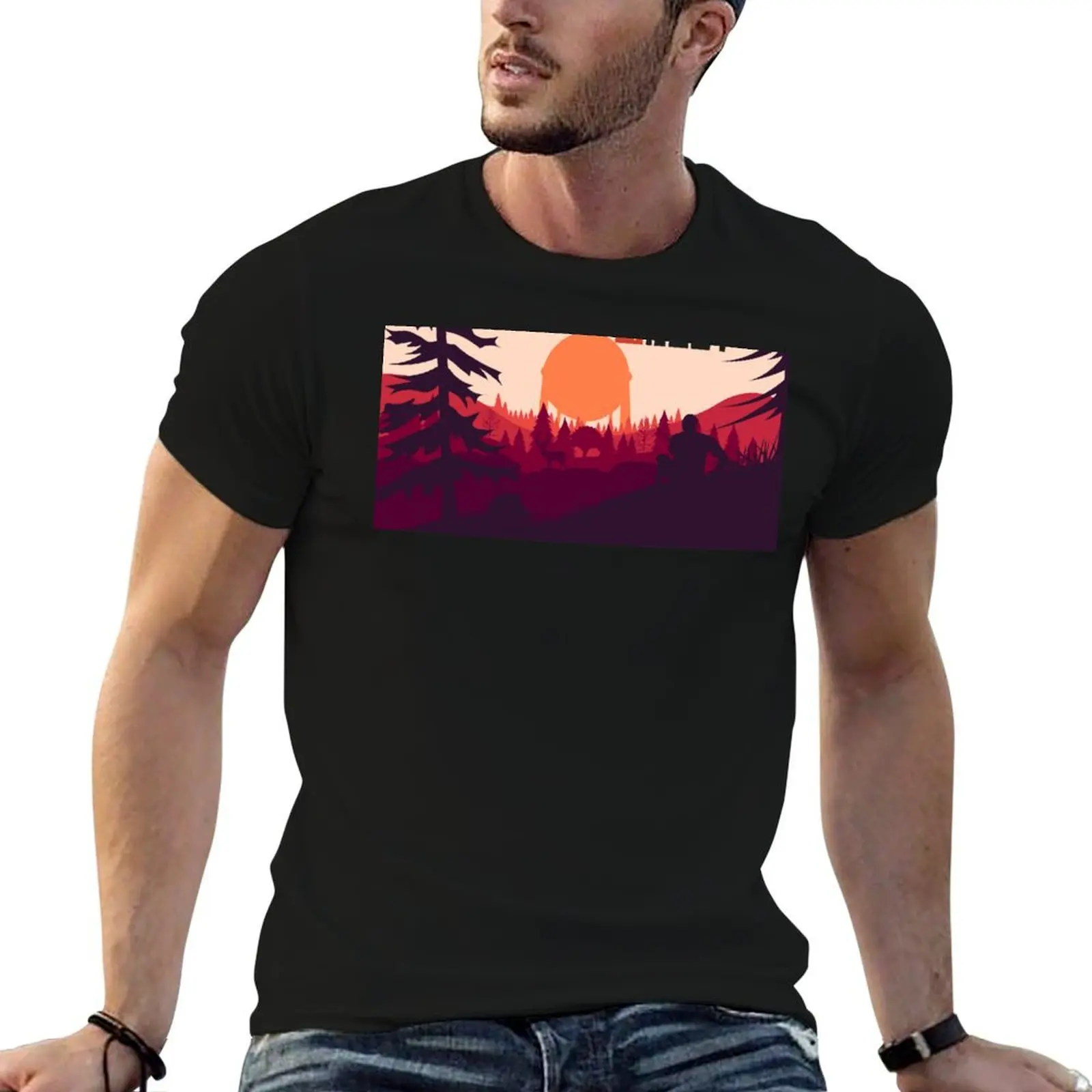 Rust background T-Shirt Basic Comfort Fit T-Shirt for Men