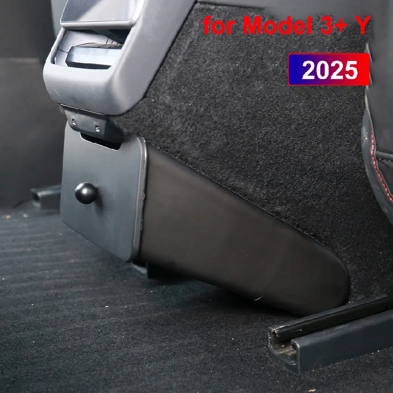 

Для Tesla New Model Y Juniper 2025 Model 3 Highland 2024 Мусорный бак на заднем сиденье Магнитный всасывающий ящик для хранения на заднем сиденье