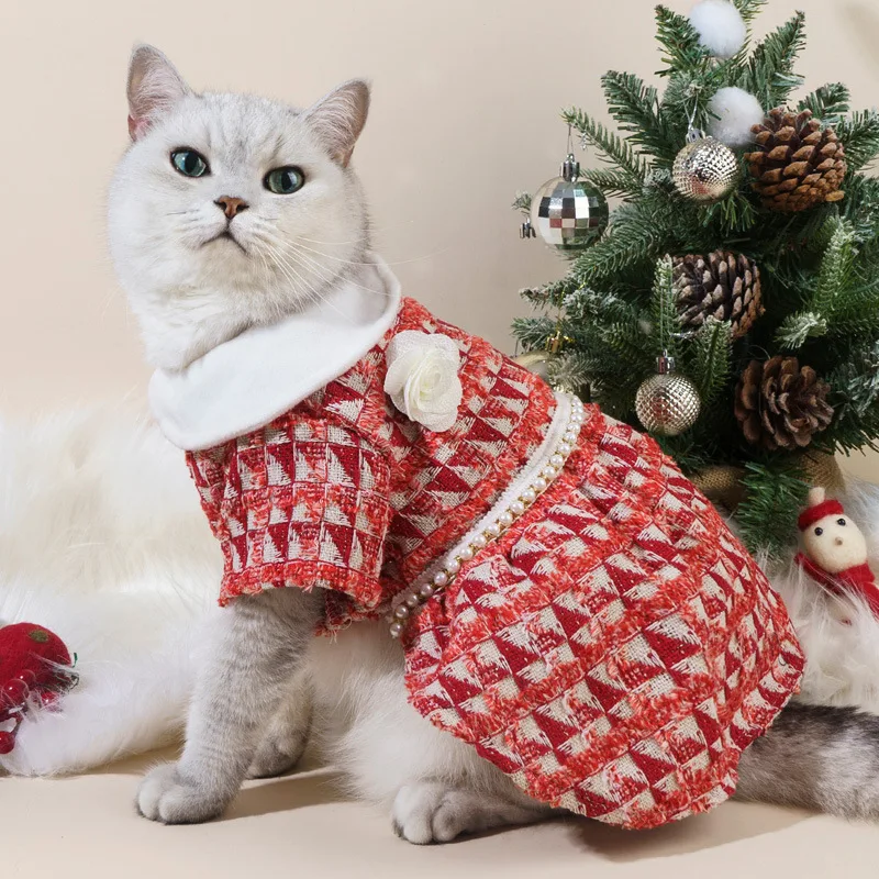 

Creative pet clothes, autumn and winter new Christmas Halloween transformation funny cat clothes