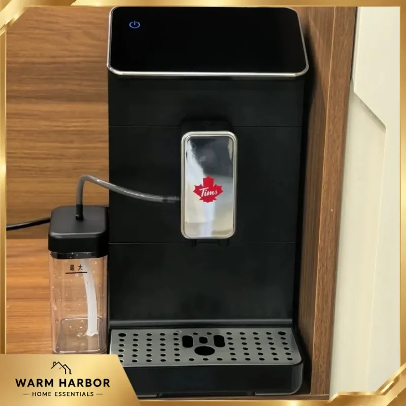 Tims Fully Automatic Espresso Coffee Machine 20 Bar Italian Imported Ulka Pump Cold Brew With Grinder Compact For Home Use