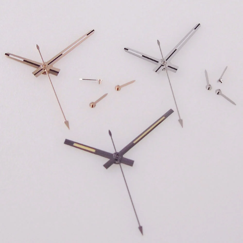 Aiguilles de montre à quartz adaptées au mouvement VK63 VK64, pièces de rechange de montre-bracelet, pièces de mod, 6 Poquinze pour montres chronographes pour hommes