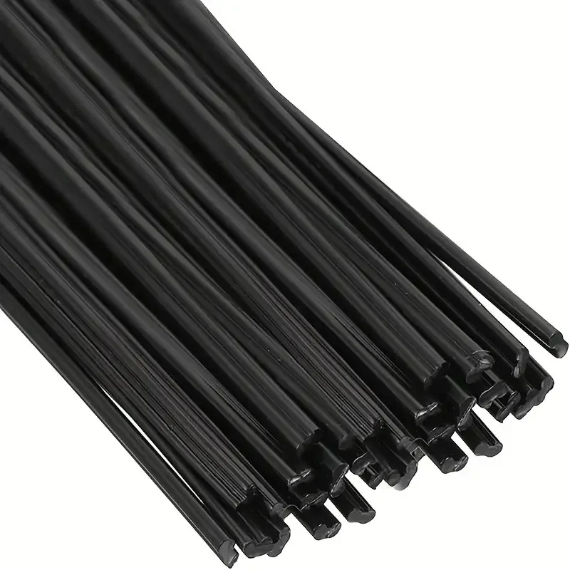 [Набор для сварки пластика] Комплект сварочных стержней для пластика |   ПП пластиковые сварочные материалы 250 мм 5x2 мм для ремонта автомобильного бампера/каяка