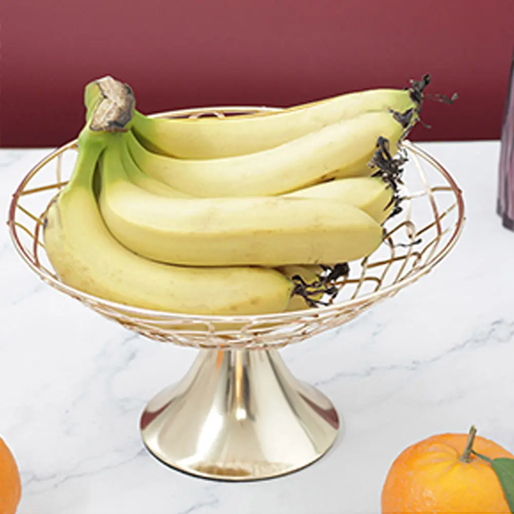 

Fruit Kitchen Vegetable Kitchen Storage Basket Wrought Iron Fruit Basket Iron Snack Vegetable Hotel