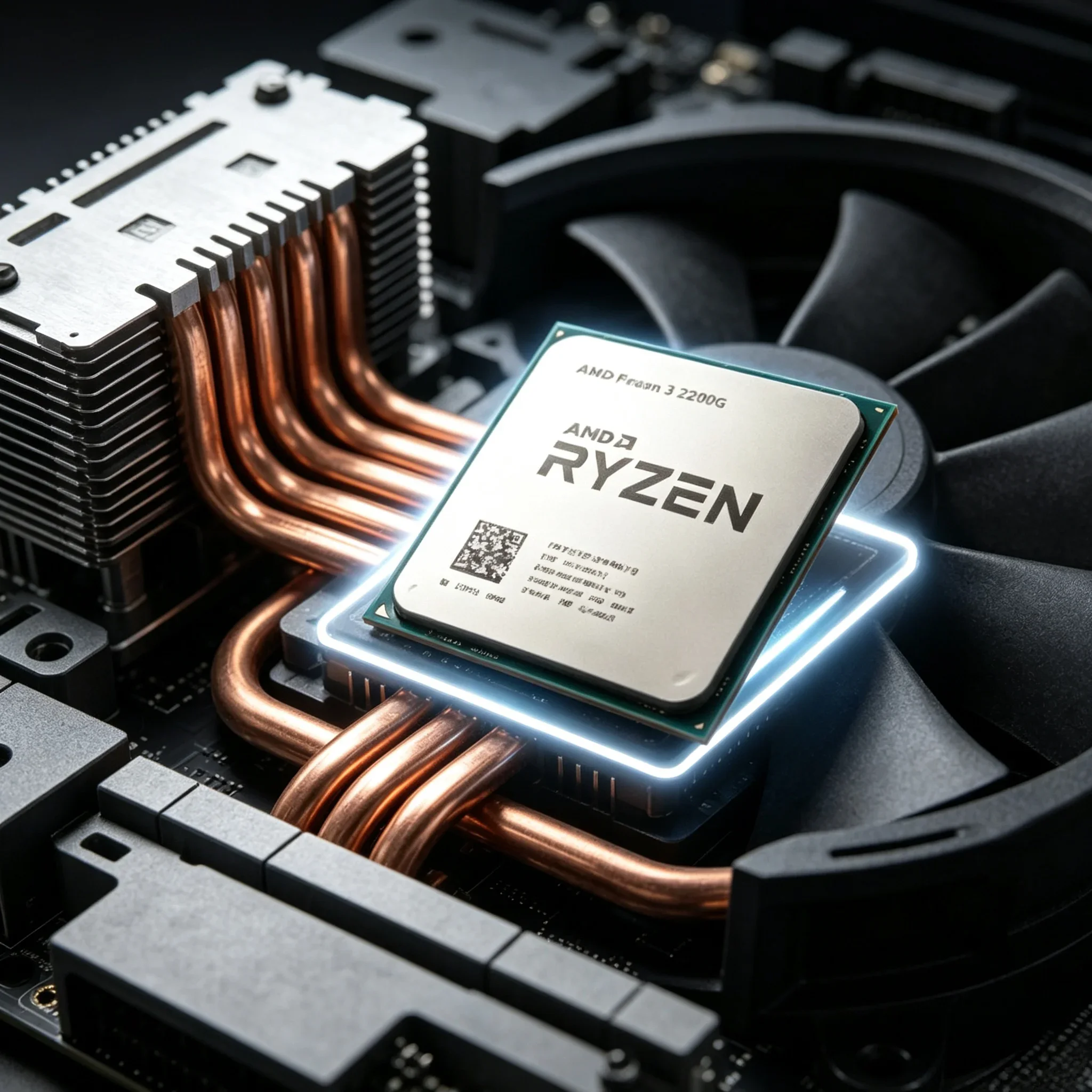 Original Ryzen 3 2200G AMD Desktop CPU 4MB L3 Cache AM4 Interface Integrated Radeon Graphics Computer Processor