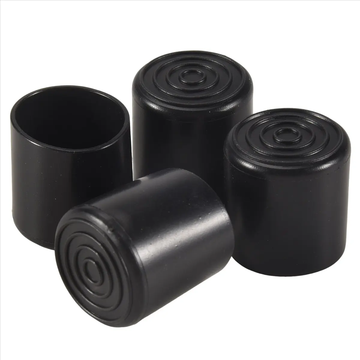 

A97G Rubber Furniture Crutch Feet Stool Chair Leg Tip Pad 4Pcs Black