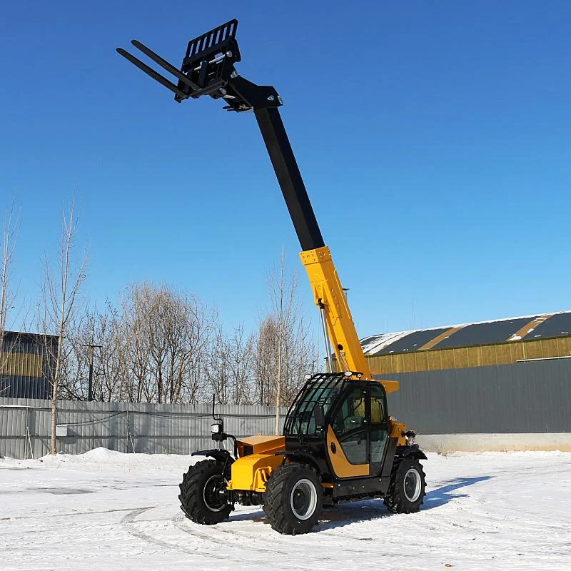 3T 4T 5T Mini Small Telehandler Boom Forklift 7M 10M 14M 18M Lifting Height Telehandler Telescopic Handler Diesel Forklift Truck