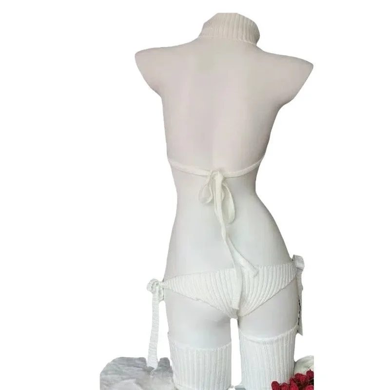 일본 애니메이션 하이 칼라 스웨터 유니폼, 소녀 역할 놀이 잠옷, 란제리 복장, 코스프레 여성 속옷, 잠옷 코스튬 귀여운