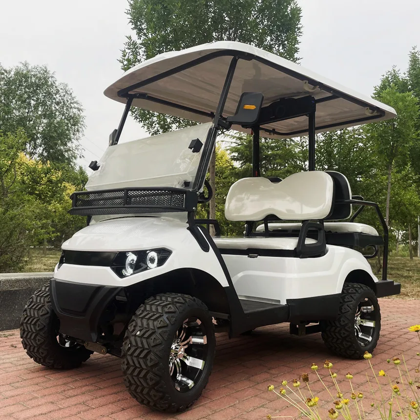 New Model Style Electric Golf Cart Hot Sale Customized Lithium Battery Powered Golf Cart Scenic Sightseeing Car Rapid Delivery