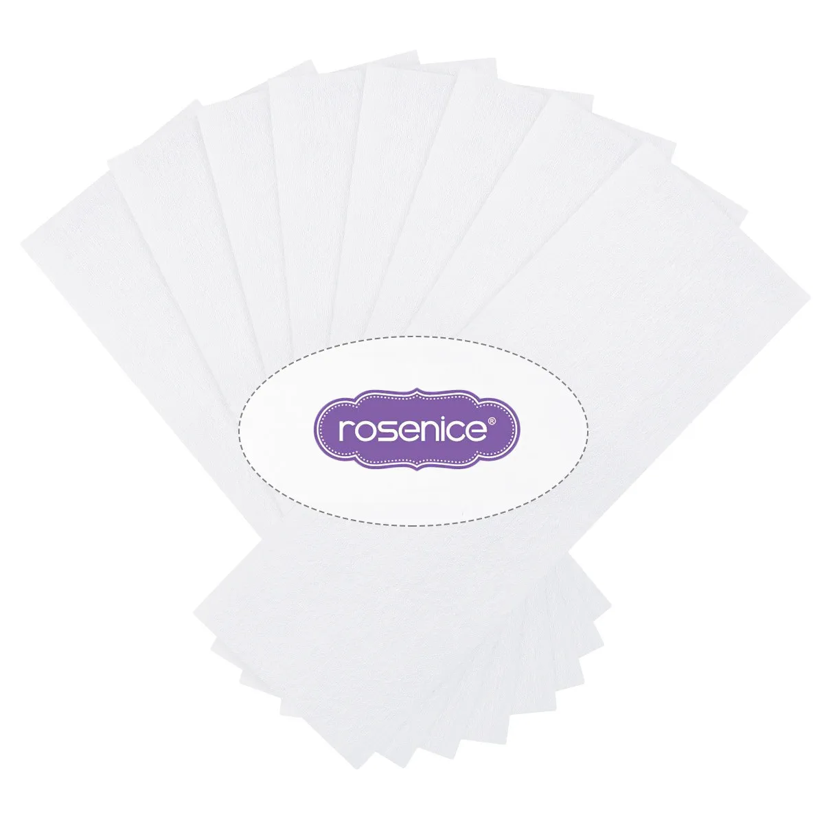 

100 шт. профессиональных утолщенных нетканых восковых полосок для депиляции всего тела, рук, ног, лица и зоны бикини