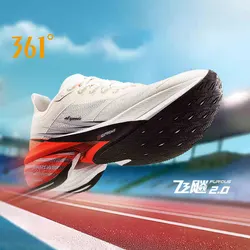 361 Degrees Furious 2.0 Men Women Running Sports Shoes Carbon Plate Racing Marathon Rebound Cushioning Male Sneakers 672432201