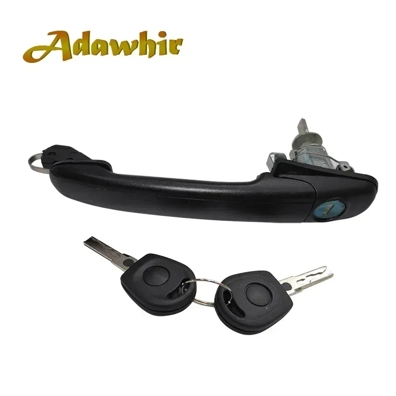 6K0837206 6K0837205 FRONT LEFT RIGHT DOOR HANDLE WITH LOCK BARREL FOR FORD GALAXY 1995-2006 33MM PIN LENGTH