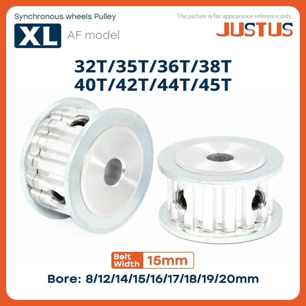 XL Timing Pulley 32T 35T 36T 38T 40T 42T 44T 45 Teeth Bore 8/10/12...20mm for 15mm Width Belt Used In Linear Pulley