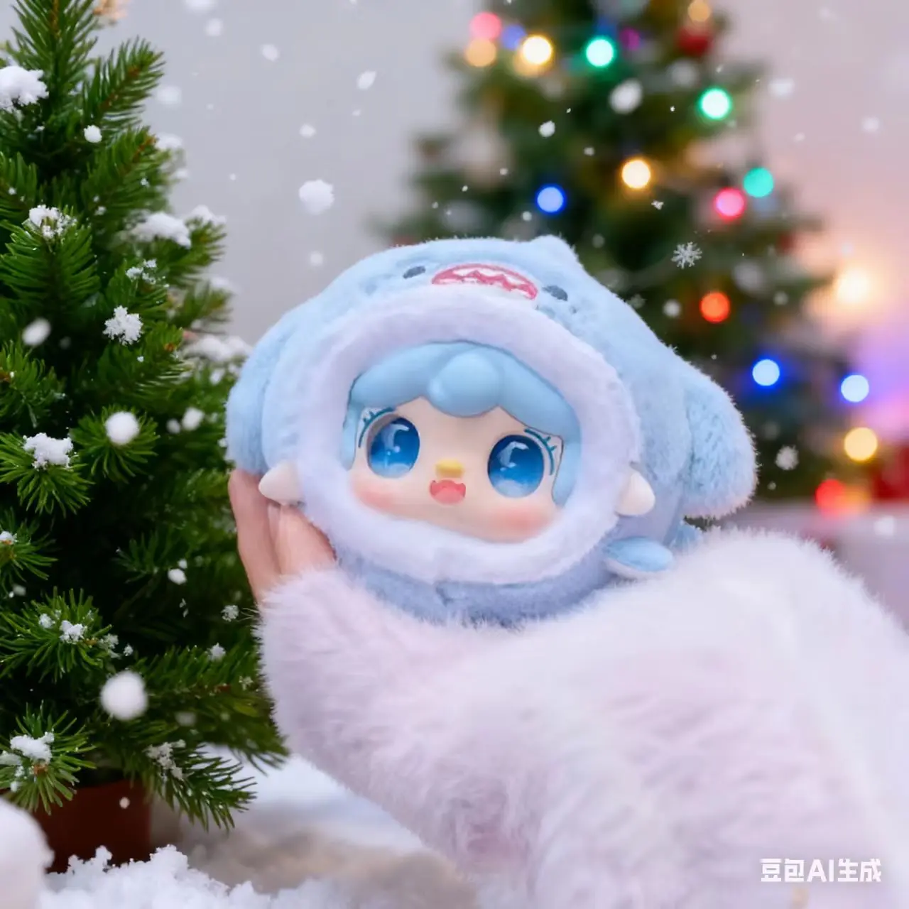 Cute Doll  Baby Blind Box Plush Hang Bag Doll Cute Desktop Ornament Collectibles Surprise Female Birthday Gift