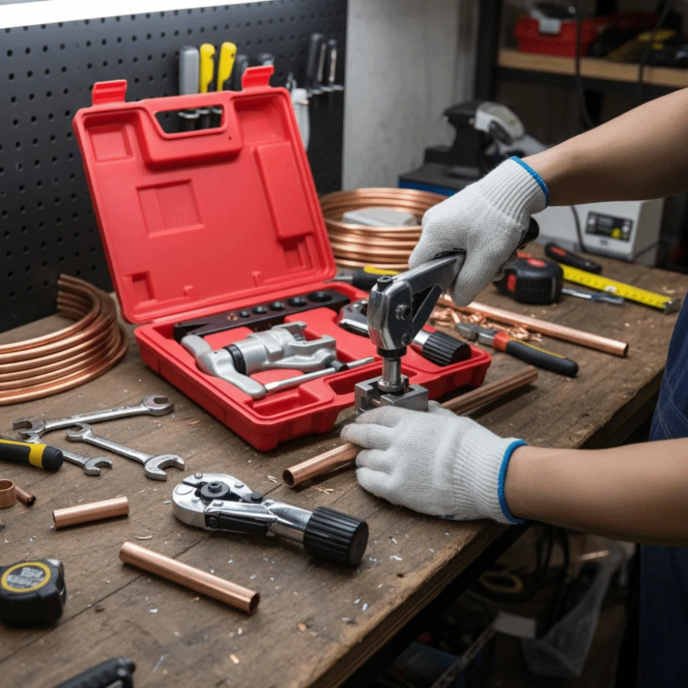 

Эксцентриковый расширитель трубки с 6 отверстиями, сверхмощная одинарная зажимная пластина, набор инструментов для HVAC, ручное управление, эксцентриковый конусный тип