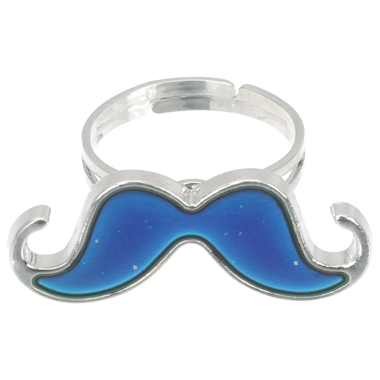 

to Open Beard Color Changing Ring Miss Child Rings for Women Adjustable 31x17cm Zinc Alloy Finger