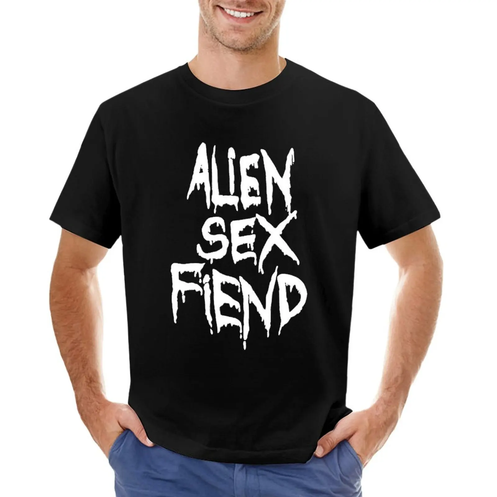 Alien Sex Fiend Classic T-Shirt man t shirt oversizeds funny t shirts for men