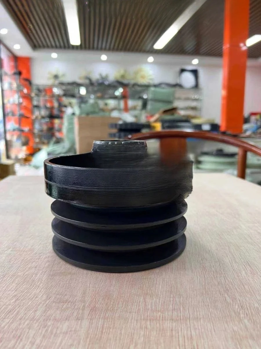 

Excavator ZAX120-5-64BD1/4BG1 engine crankshaft three groove pulley original imported parts