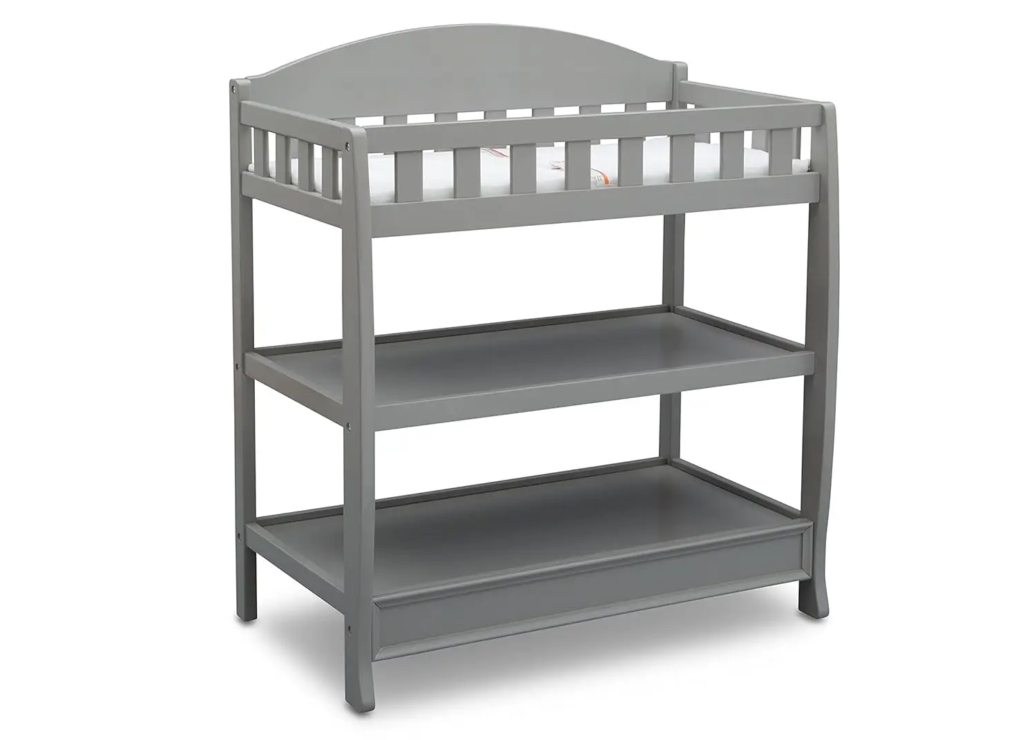 Children Infant Changing Table with Pad, Grey