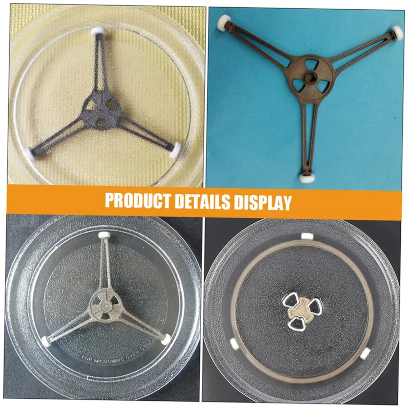 JDZD Cincin Rol Pelat Microwave Dudukan Meja Putar Kokoh untuk Distribusi Panas Merata Pemasangan Mudah Aksesori Oven Microwave