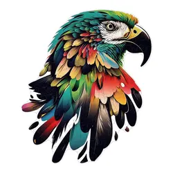Eagle Wooden Puzzle Personalized Adult Irregular Shape Puzzle Children's DIY Chessboard Games Children's Education Toys