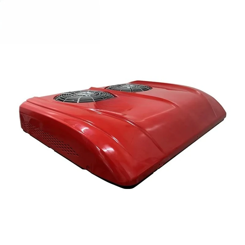 Auto air Conditioner Aircon for 12v 24v Parking Cooler Electrical air Conditioning Kit for Cars Double Fan Aircon