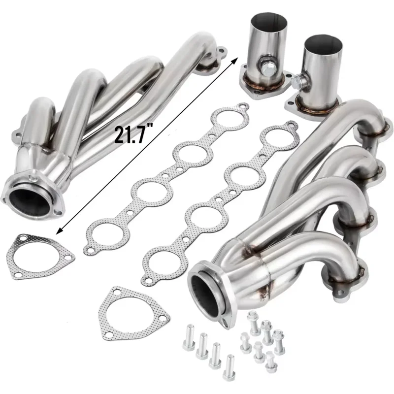 High flow exhaust manifold suitable for Chevrolet GMC truck LS LS1 LS2 LS3 LS6 exhaust system catalytic converter