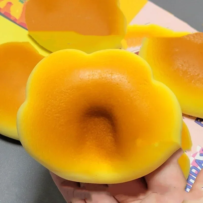 لون الكراميل سحابة الخبز انتعاش بطيء قرصة الموسيقى الضغط تنفيس لعبة اسفنجي الضغط