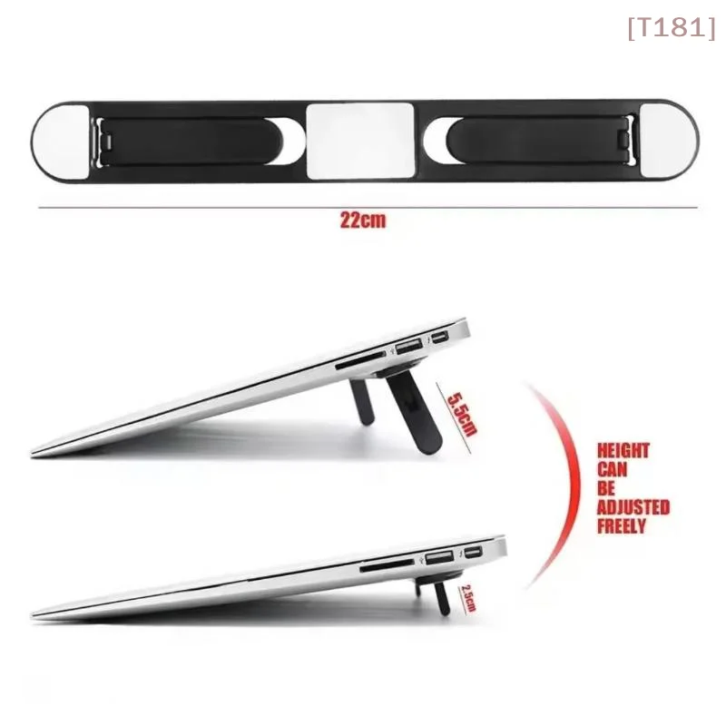 

[E] 1/2Pcs Universal Laptop Riser Stand For Notebook Cooling Riser Pad Invisible Laptop Bracket Accessories