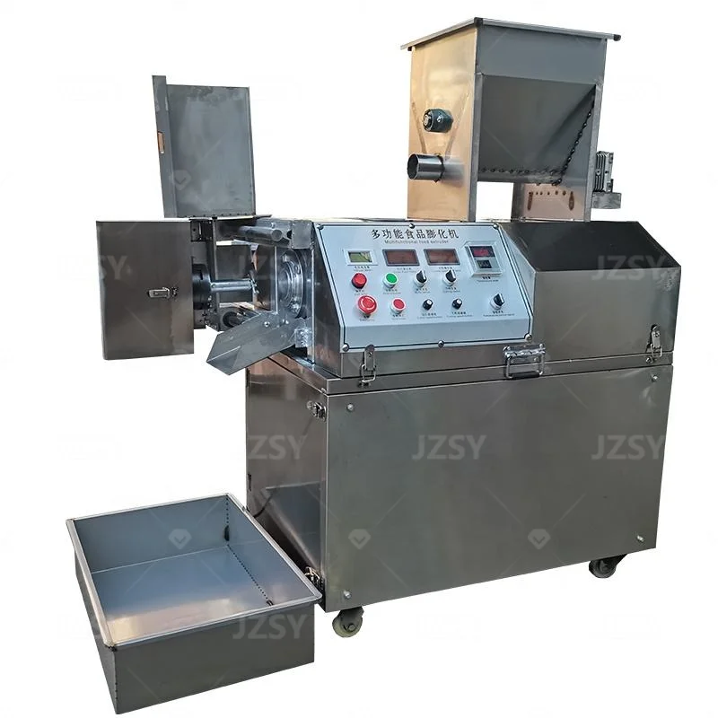 

Stainless Steel Mini Corn Puffs Small Corn Snack Food Extruder Multifunctional Crunchy Puffed Rice Maize Snack Making Machine