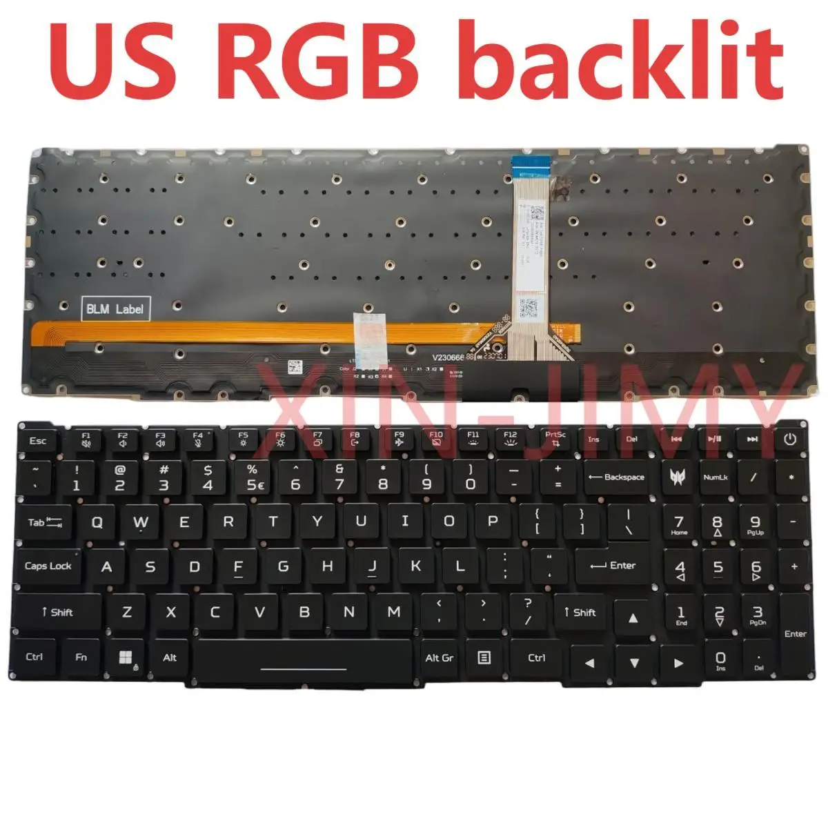 

PHN16-71 США RGB-клавиатура для ACER PHN16-71 PHN16-71-50JG PHN16-71-73LT 74WR PHN16-72 PHN16-72-75NK PHN16-72-76R1 PHN16-72-962U