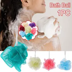 Multicolored Bath Sponge Towel Exfoliating Shower Ball Loofah for Body Massage and Cleaning Cleaning Tool for Women and Men 1pcs