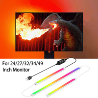 Monitor Ambilight Lights PC Display Gamer Ambient RGBIC Strip Desktop Computer Screen LED Backlight 5V USB Software Control