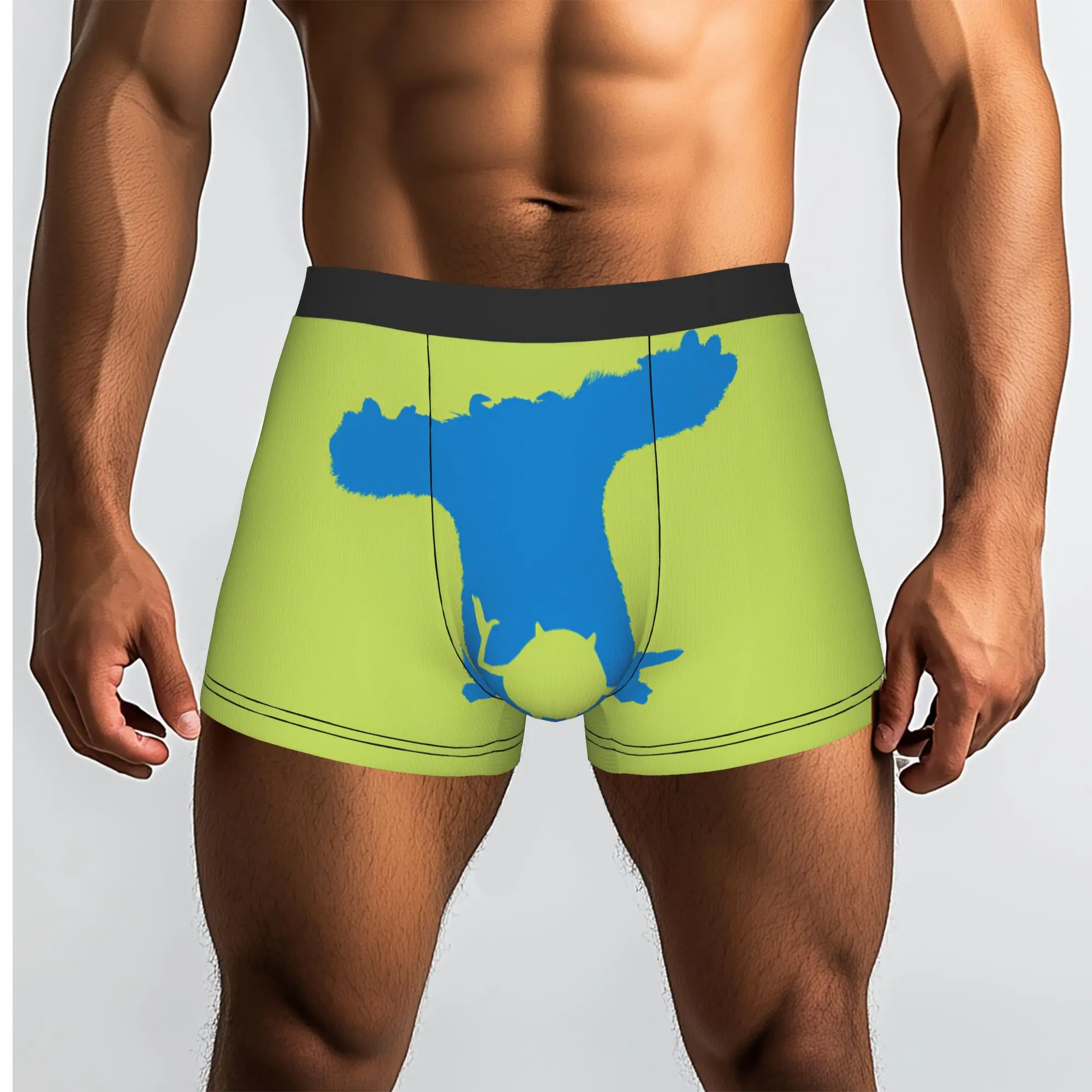 Custom Male Fashion M-Monsters Anime University Underwear  Boxer Briefs Soft Shorts Panties Underpants