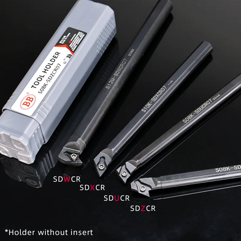 BB SDXCR SDUCR SDQCR Lathe Screw Boring Bar S10K S12M Internal Turning HSS C08K DCMT Carbide Alloy Steel Tool Holder 0902 11T3