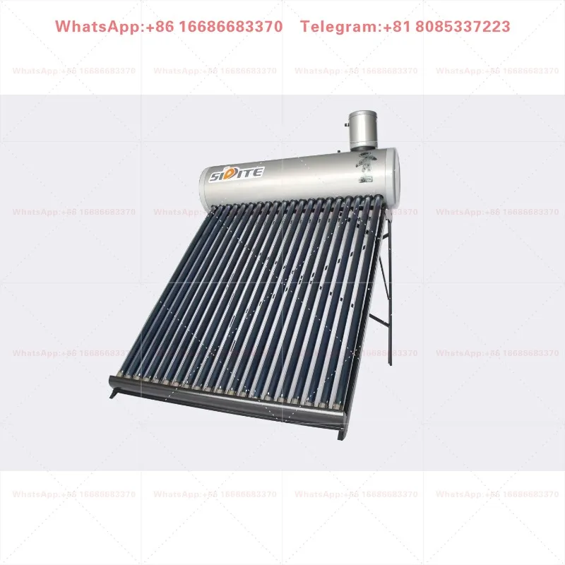Household Outdoor Free-Standing Vacuum Tube Accessory for Solar Water Heater Hotel Use with Complete Instructions