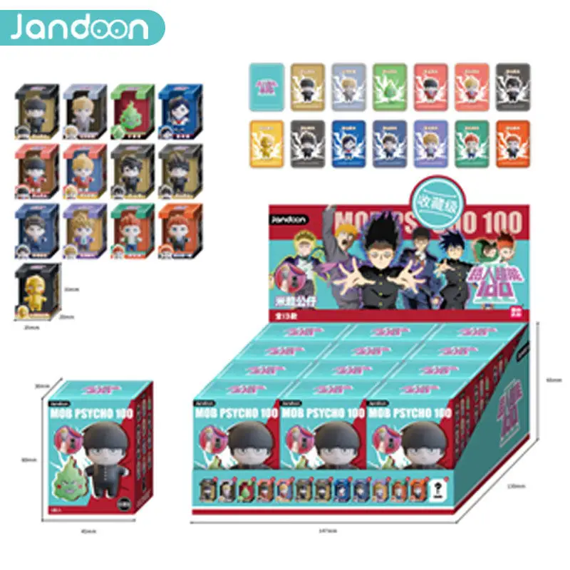 Anime Blind Box Ouran High School Host Club Mob Psycho 100 Figure Collectible Doll Desktop Ornament Birthday Collection Gift Toy