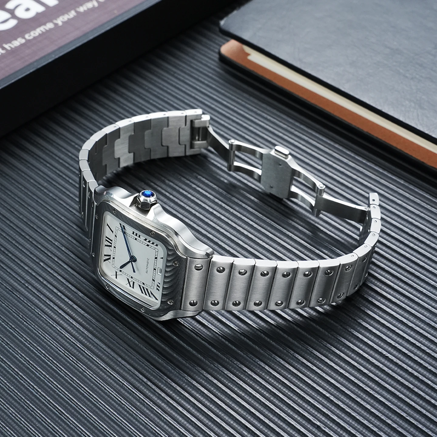 Cartier Watch Ballon Bleu - For Cartier Santos quick release stainless