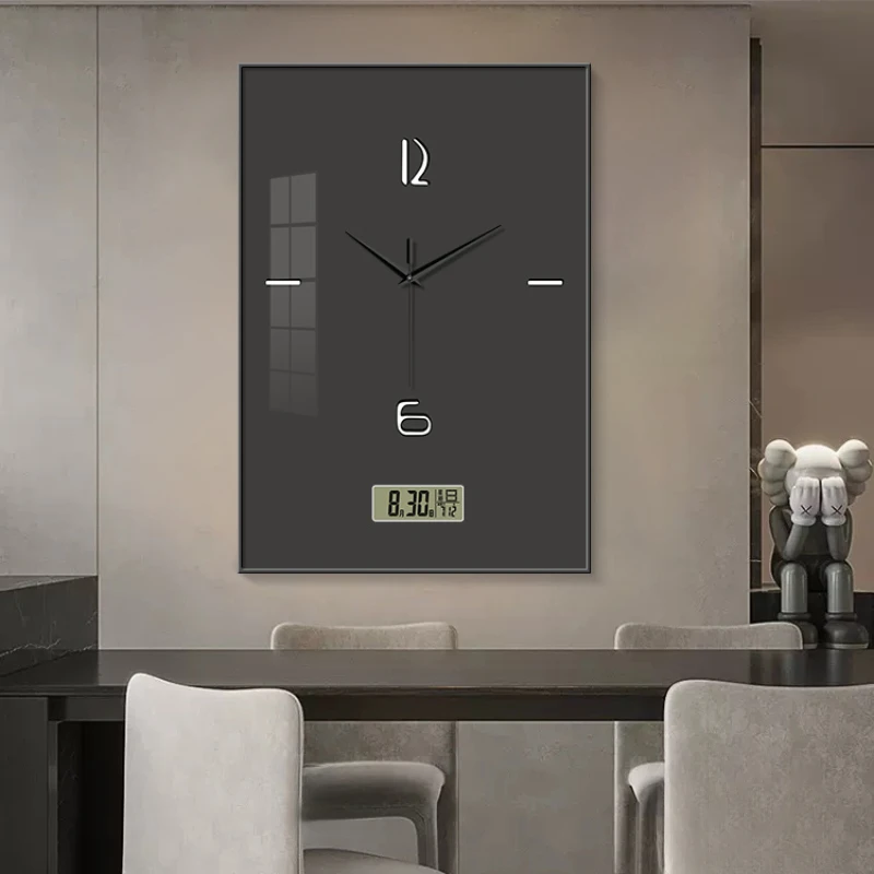 Silent Modern Wall Clocks Bedroom Kids Big Hands Digital Clock Wall Minimalist Items Orologio Daparete Living Room Furniture