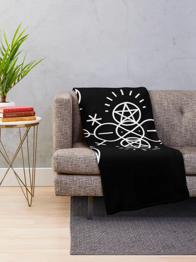 Gender Diversity Sigil Throw Blanket Flannels for sofa Blankets