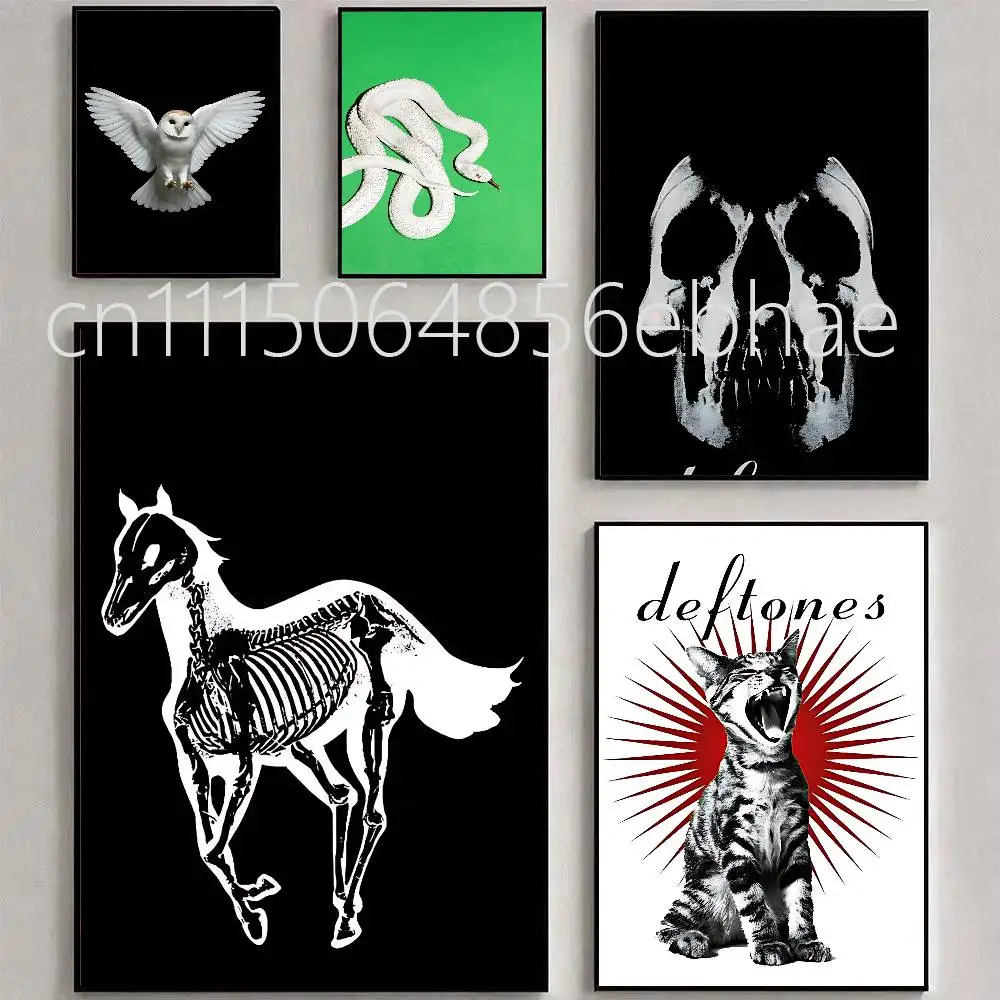 For Deftones Poster Waterproof Wall Art HD Print Movie Posters For Living Bedroom Room Decor Gift
