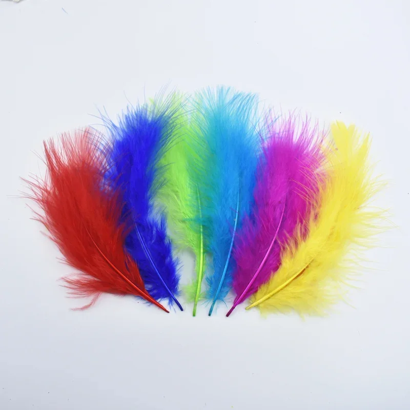 Marabou Turkey Feathers Pheasant Feathers for Crafts White Feathers for Jewelry Making  for Clothes Carnaval Assesoires Plumas