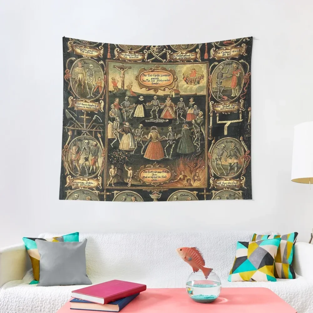 

Danse Macabre Tapestry Home Decorating Room Ornaments House Decoration Decoration Pictures Room Wall Tapestry