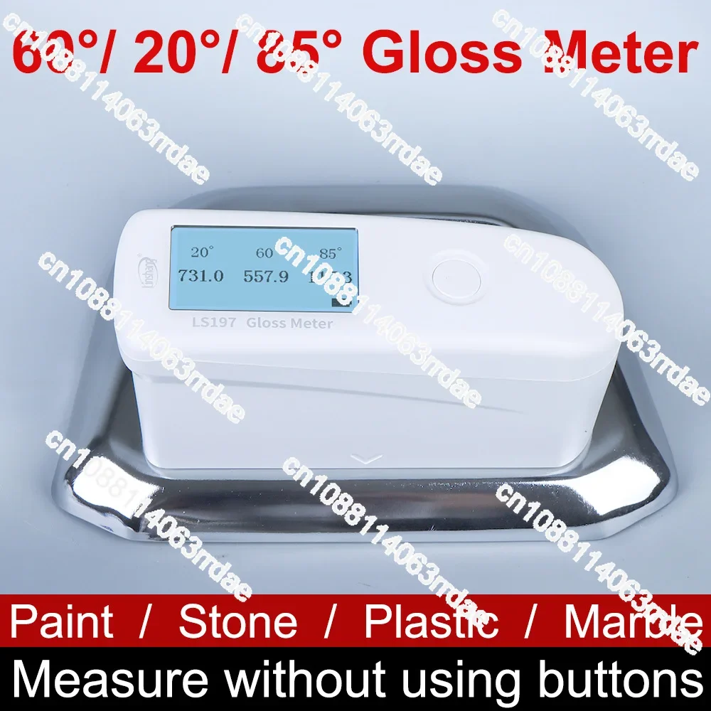 LS197 Digital Gloss Meter 20 60 85 Degree Three Angles Glossmeter Metal Plastic Marble Glossmeter Gloss Meter For Paint