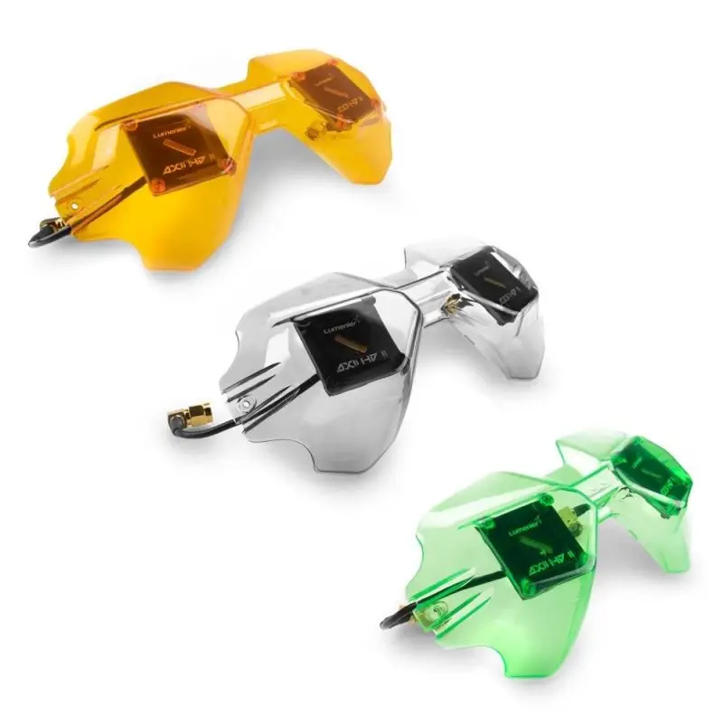 Lumenier AXII HD 2 Patch Visor 5.8 جيجا هرتز 8.4dBi مع AXII HD 2 Stubby LHCP هوائي كومبو مجموعة لـ Digital HD FPV RP-SMA