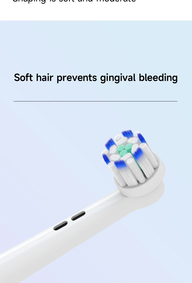 Kompatibel mit Oral-B Elektrischen Zahnbürstenköpfen P2/4000/3757/D12/3766 OLB Ersatzbürstenkopf Universal – Detail 5