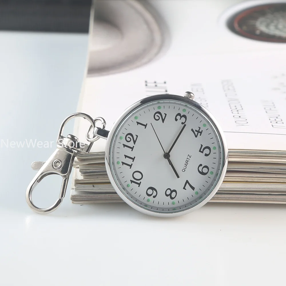 New Arrival Pocket Watches Minimalist Quartz Nurse Watch For Unisex Women Mens Nurse Doctor Key Buckle Pendant Watch Wholesale