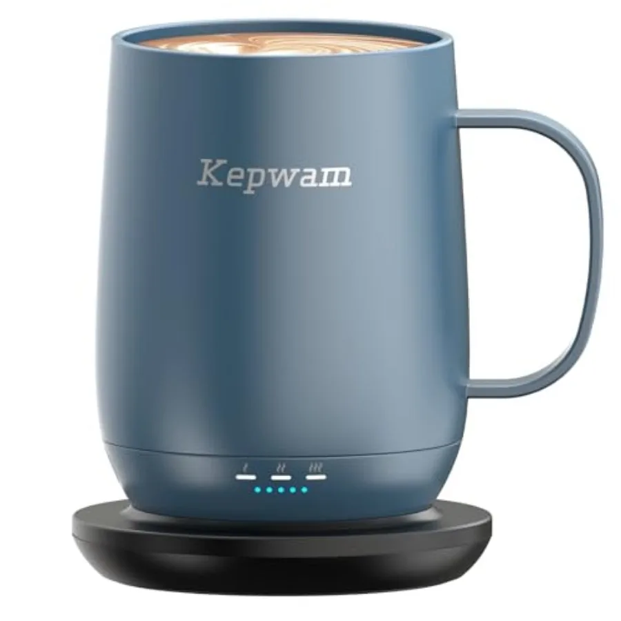 

Self Heating Coffee Mug T2 16oz Smart Heated Coffee Mug 150 Min Battery Life - Hot up to 149℉ Temperature Control Coffee Mug Wa