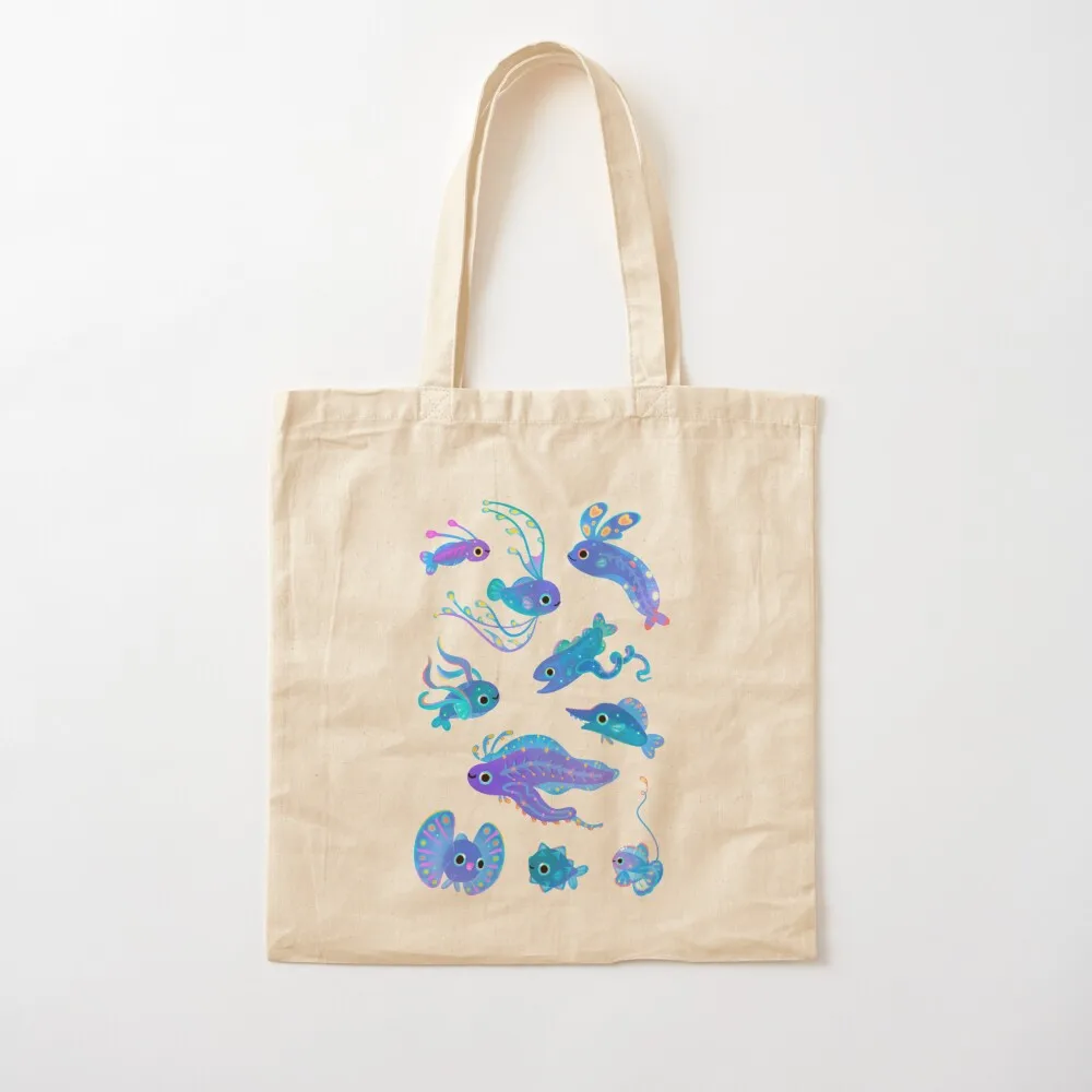 طفل الأسماك حمل حقيبة لطيف حمل حقيبة المرأة المتسوق حقيبة القماش امرأة نسيج مخصص #2